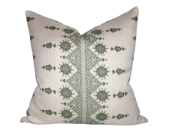 Peter Dunham Carmania Pillow Cover in Green