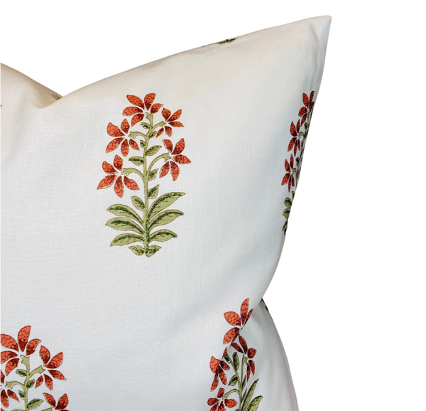 Peter Dunham Udaipur Pillow Cover in Red