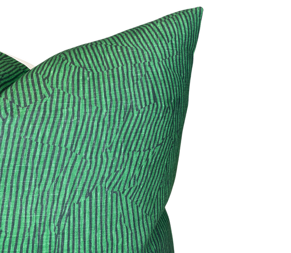 Kelly Wearstler Avant Pillow Cover in Green Black