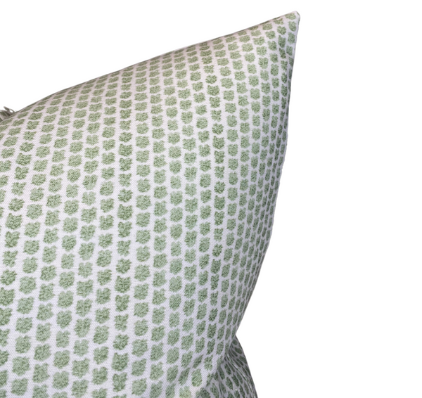 Kaya Pillow Cover in Leaf Green