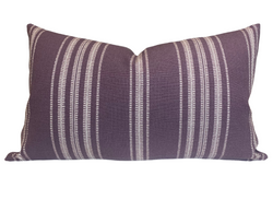 Mayan Striped Pillow Cover in Royal