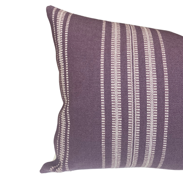 Mayan Striped Pillow Cover in Royal