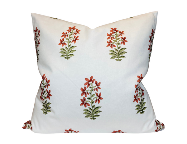 Peter Dunham Udaipur Pillow Cover in Red