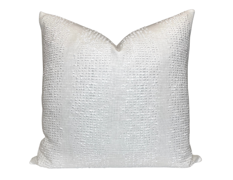 Kelly Wearstler Balboa Pillow Cover in Oyster