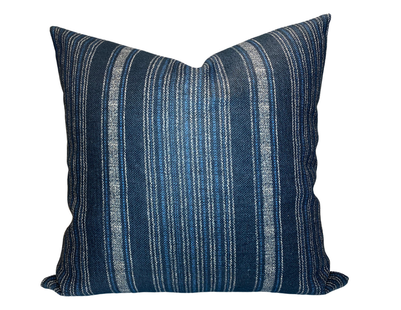 Clay McLaurin Dash Pillow Cover in Indigo