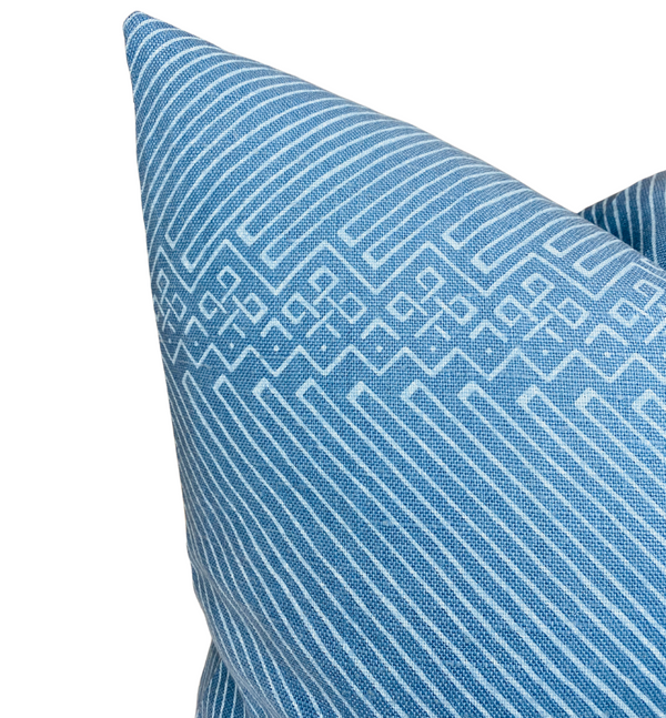 Jacinto Pillow Cover in Stone Indigo