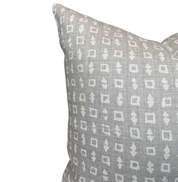 Peter Dunham Wabi Pillow Cover in Ash Grey