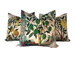 Schumacher Citrus Garden Pillow Cover