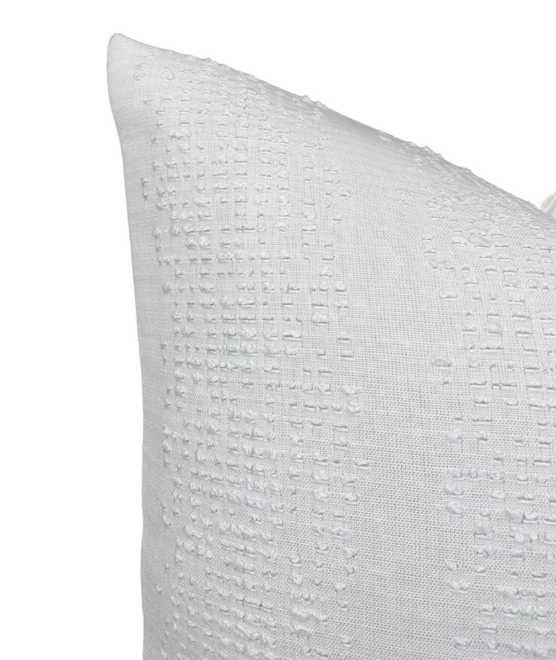 Kelly Wearstler Balboa Pillow Cover in Oyster