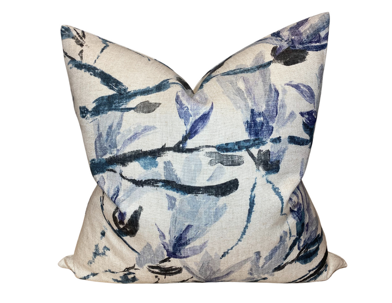 Shangri La Lino Pillow Cover in Graphite