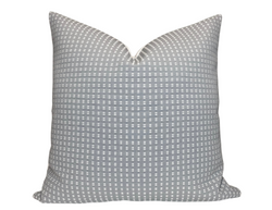 Ready to Ship, 20x20 Biloba Pillow Cover in Grey