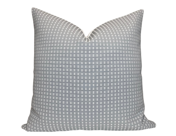 Ready to Ship, 20x20 Biloba Pillow Cover in Grey