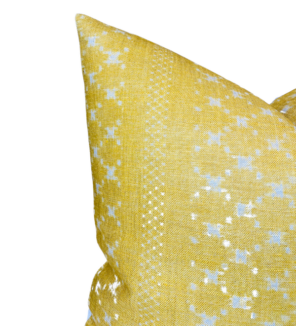 Clay McLaurin Nagoya Pillow Cover in Goldenrod