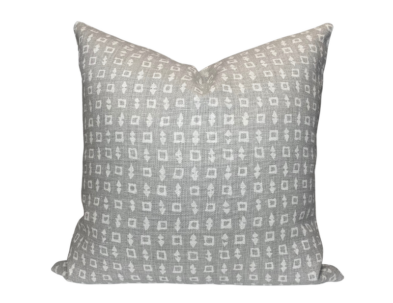 Peter Dunham Wabi Pillow Cover in Ash Grey