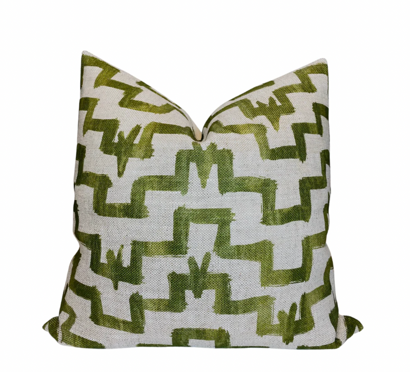 Ready to Ship, 20x20, TULAH Pillow Cover in Green