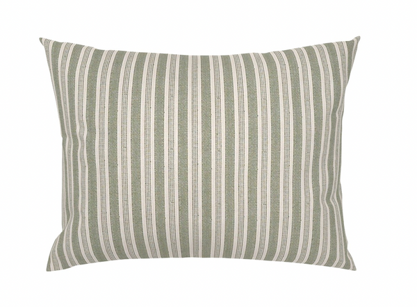 Peter Dunham Amida Pillow Cover in Green on Natural