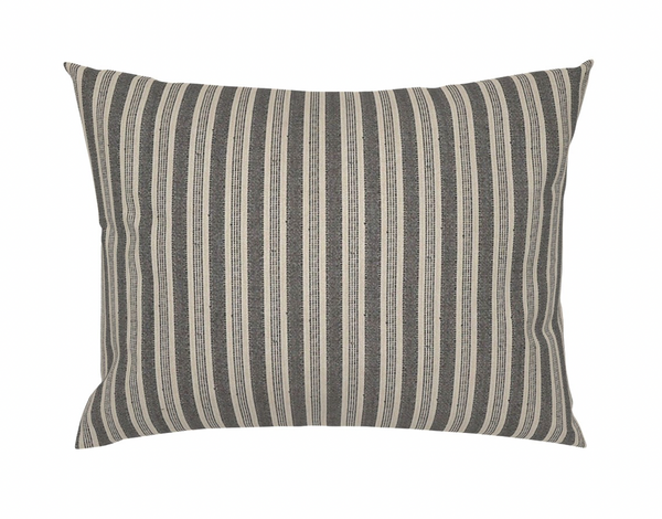 Peter Dunham Amida Pillow Cover in Charcoal on Natural