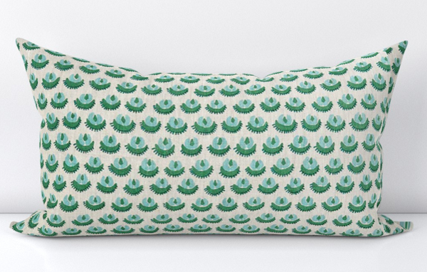 Cadiz Pillow Cover in Green, Walter G Textiles