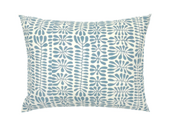 Wiggle Pillow Cover in Pale Blue, Penny Morrison Textiles