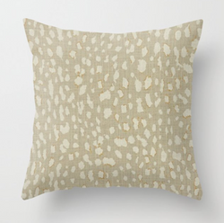 Lynx Dot Pillow Cover in Oyster