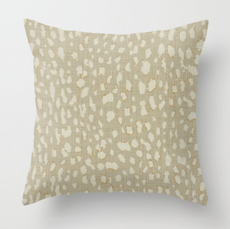 Lynx Dot Pillow Cover in Oyster