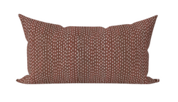 Kantha Pillow Cover in Russet