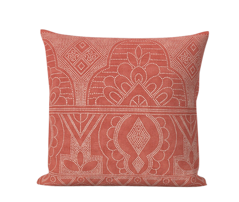 Medinas Pillow Cover in Coral