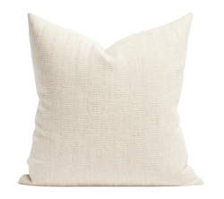 Horizon Striped Pillow Cover in Natural