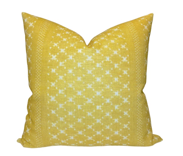 Clay McLaurin Nagoya Pillow Cover in Goldenrod