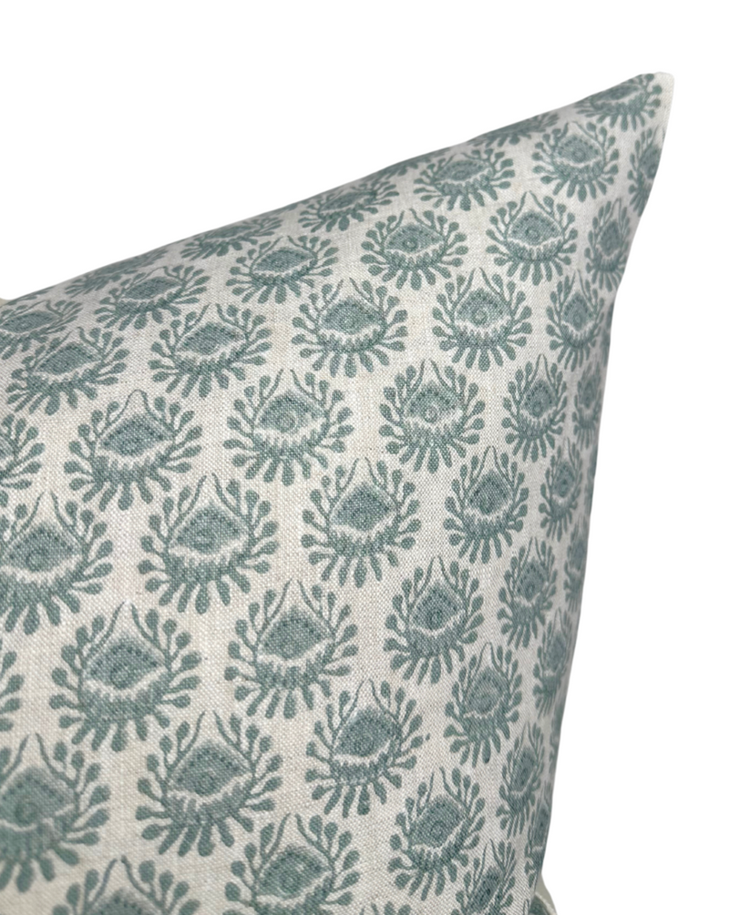 Lyon Pillow Cover in Celadon, Walter G Textiles