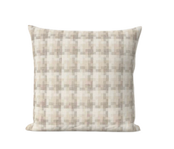 Schumacher Boro Woven Pillow Cover in Natural