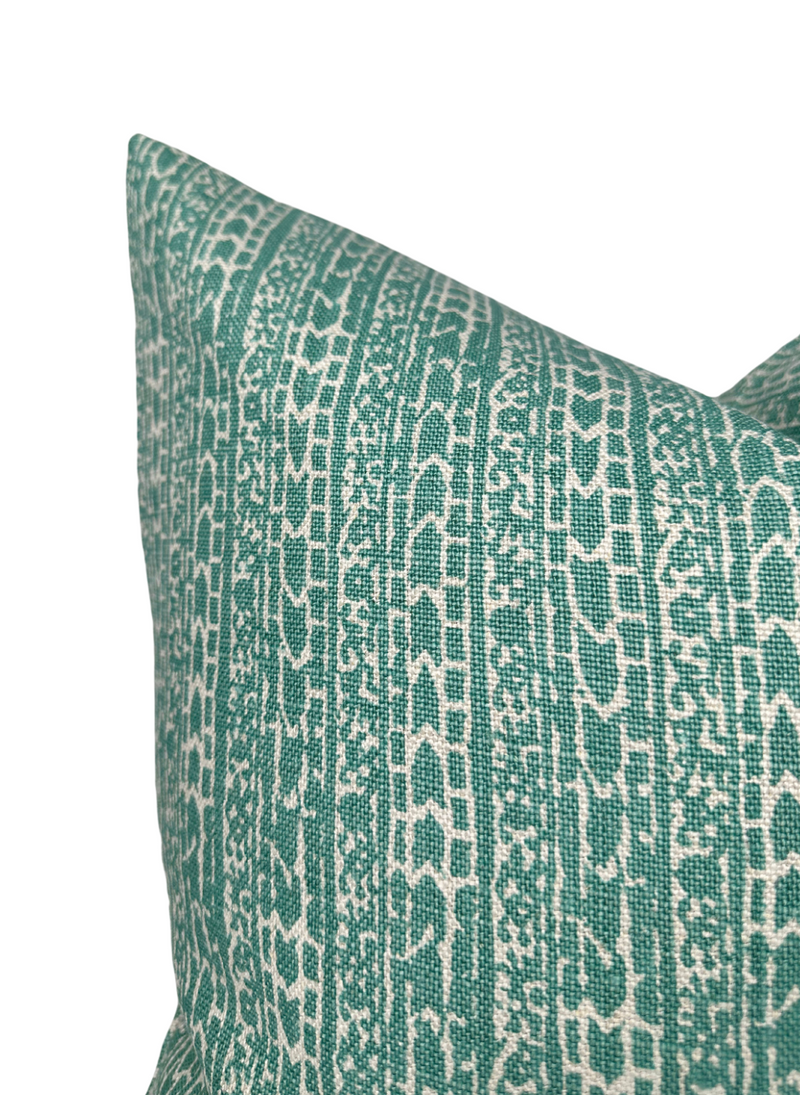 Peter Dunham Char Pillow Cover in Nile