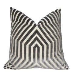 Ready to Ship, 22x22, Vanderbilt Velvet Pillow Cover in Dove