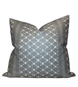 Clay McLaurin Nagoya Pillow Cover in Earth Grey