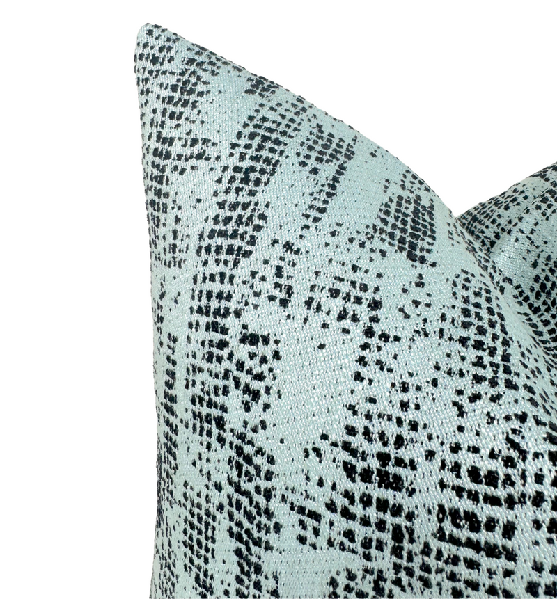 Kelly Wearstler Verse Pillow Cover in Ice Onyx