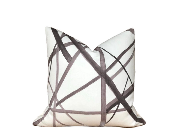 Kelly Wearstler Channels Pillow Cover in Taupe