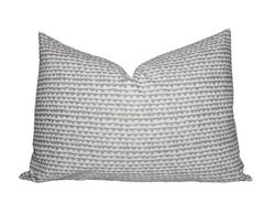 Mizu Pillow Cover in Chalk, Walter G Pillows, Decorative Throw Pillows