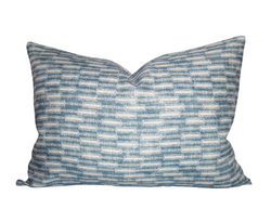 Lacuna Pillow Cover in Azul Blue