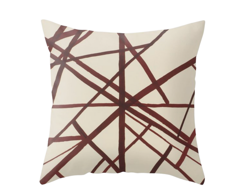 Kelly Wearstler Channels Pillow Cover in Plum