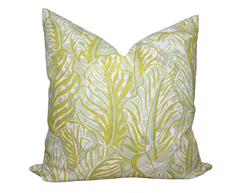 Mille Feuilles Pillow Cover in Pistachio Green