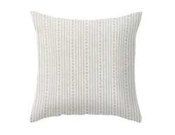 Clay McLaurin Yucatan Stripe Pillow Cover in Mineral