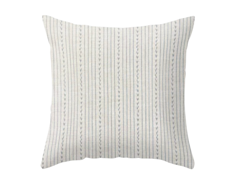 Clay McLaurin Yucatan Stripe Pillow Cover in Mineral