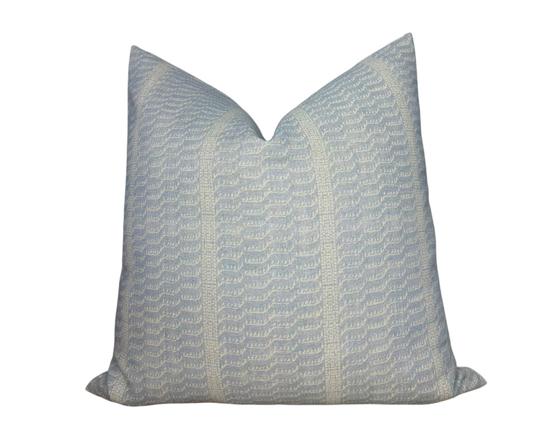 Pilar Pillow Cover in Bluebell