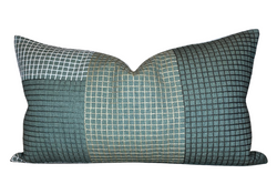 Kelly Wearstler Gridlock Pillow Cover in Hunter Green