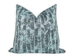 Kelly Wearstler Verse Pillow Cover in Ice Onyx