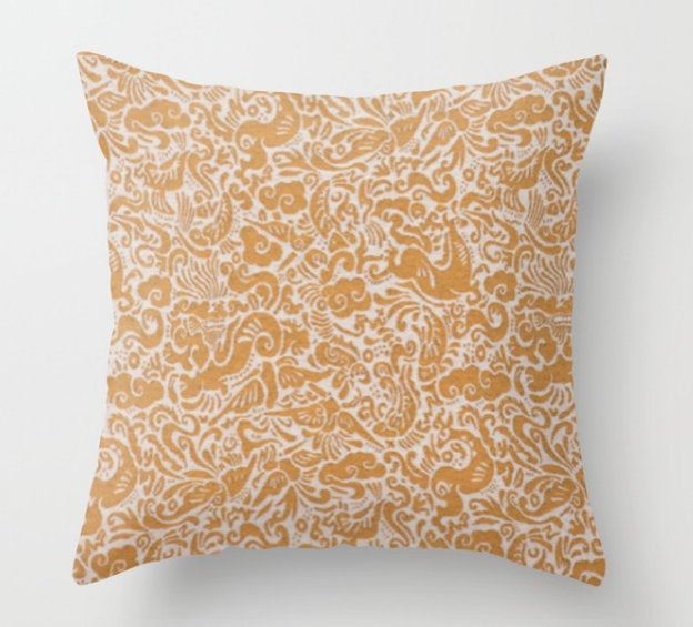 Ready to Ship, 26x26, Amali Pillow Cover in Mustard