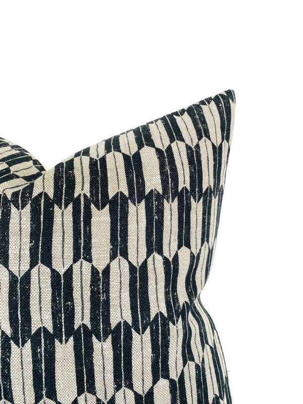 Clay McLaurin Arrow Pillow Cover in Jet Black