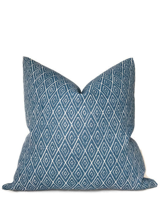 Peter Dunham Atlas Pillow Cover in Indigo Blue