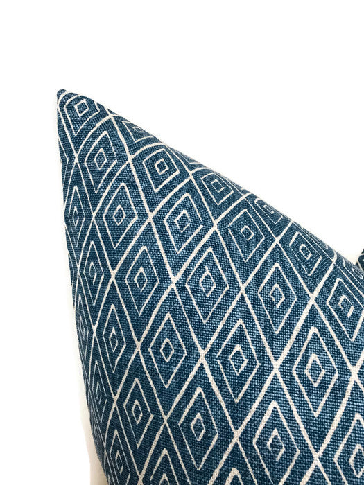 Peter Dunham Atlas Pillow Cover in Indigo Blue