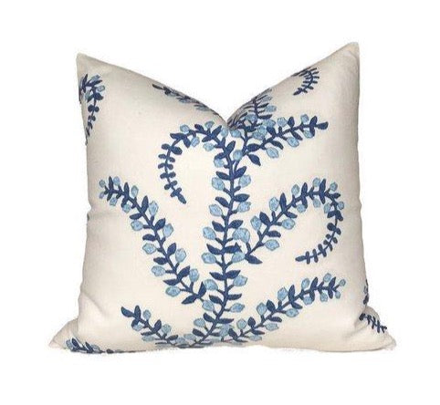 Prasana Pillow Cover in Bluebell